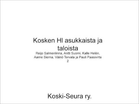 Kosken Hl. asukkaista ja taloista 2